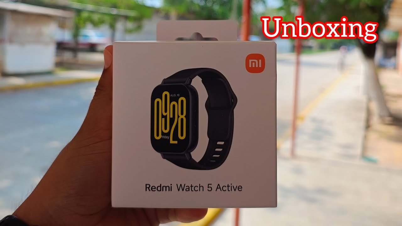 Unboxing- Redmi wacht 5 active En español