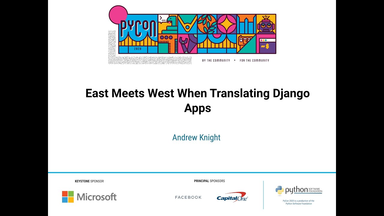 Talk: Andrew Knight - East Meets West When Translating Django Apps