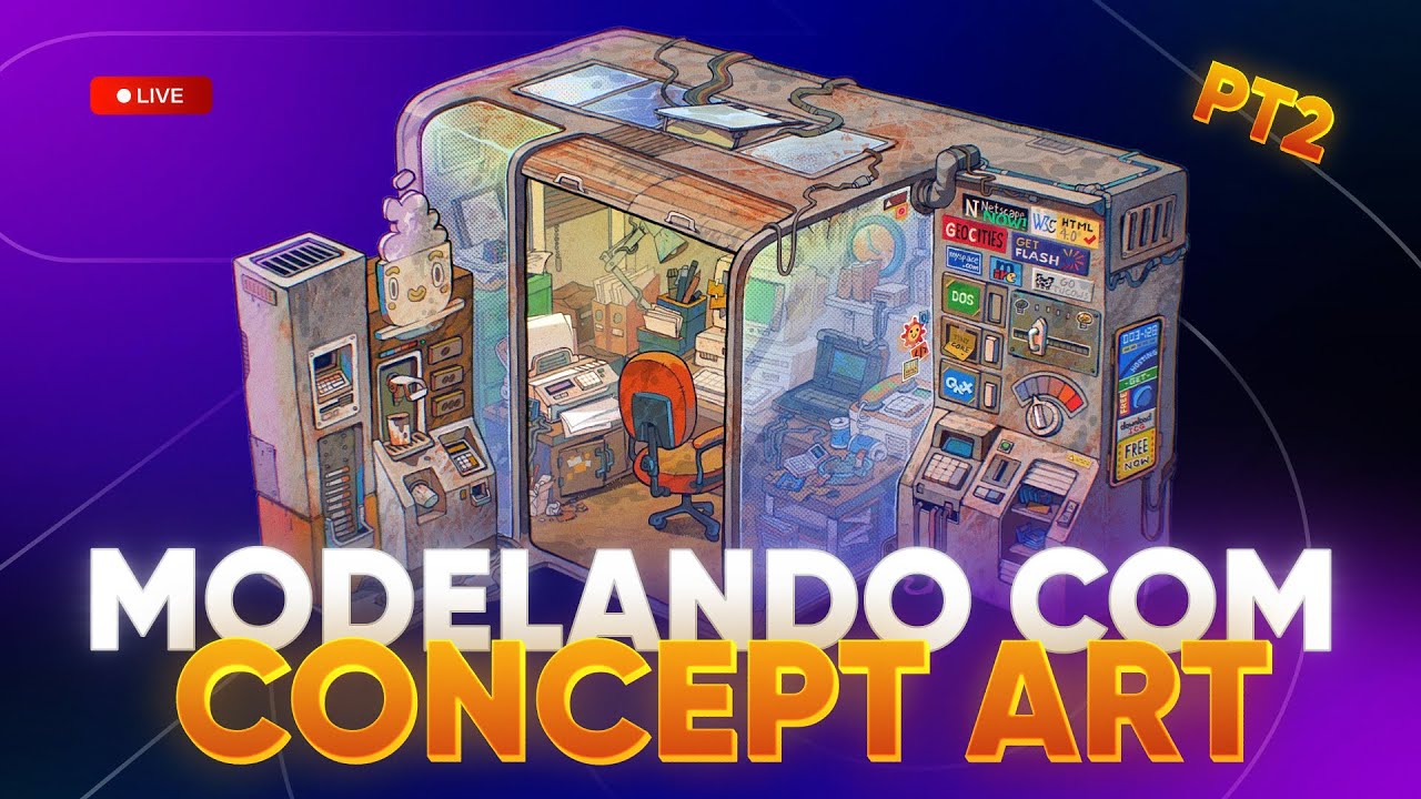 🔴 DO CONCEPT AO RENDER - PT.2 | Live 