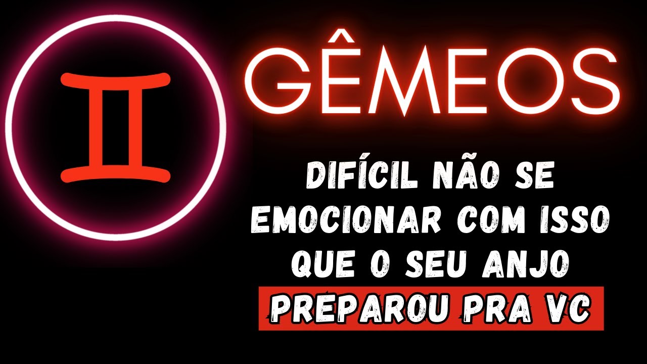 GÊMEOS♊ DIFÍCIL NÃO SE EMOCIONAR COM ISSO QUE O SEU ANJO PREPAROU PRA VC