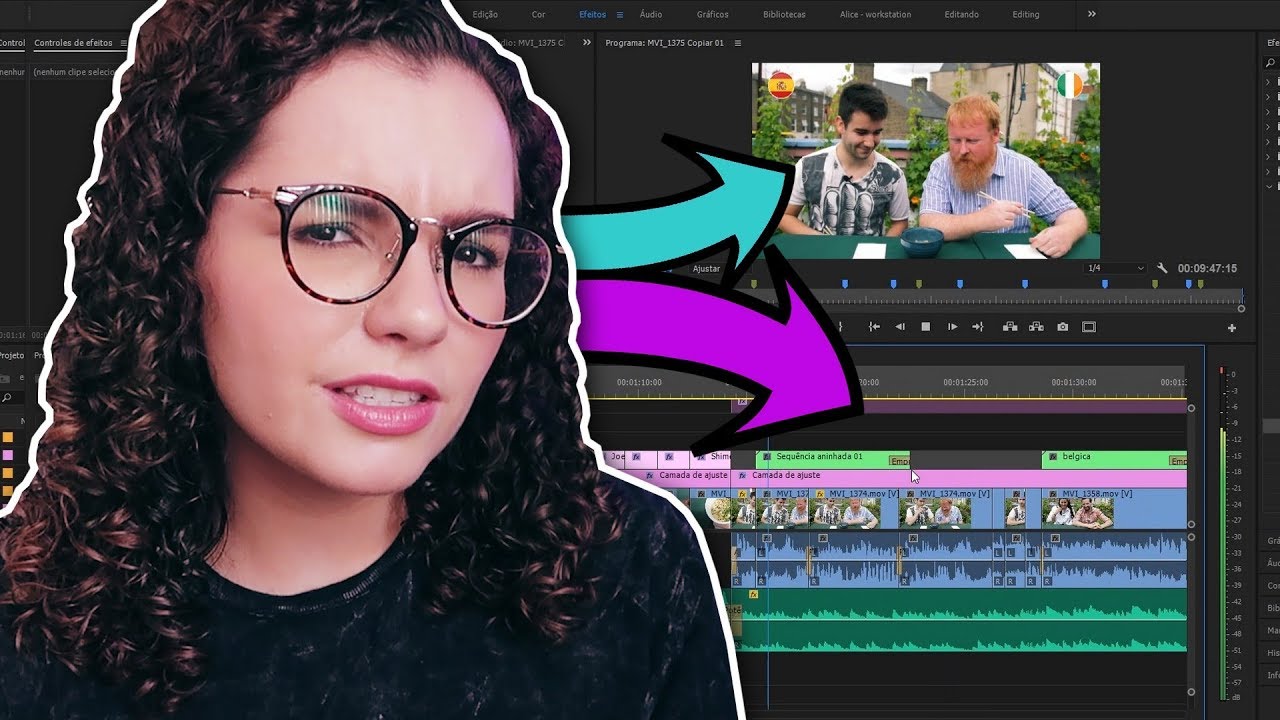 COMO EU EDITO UM VÍDEO - edição completa comentada | EditaPraMim
