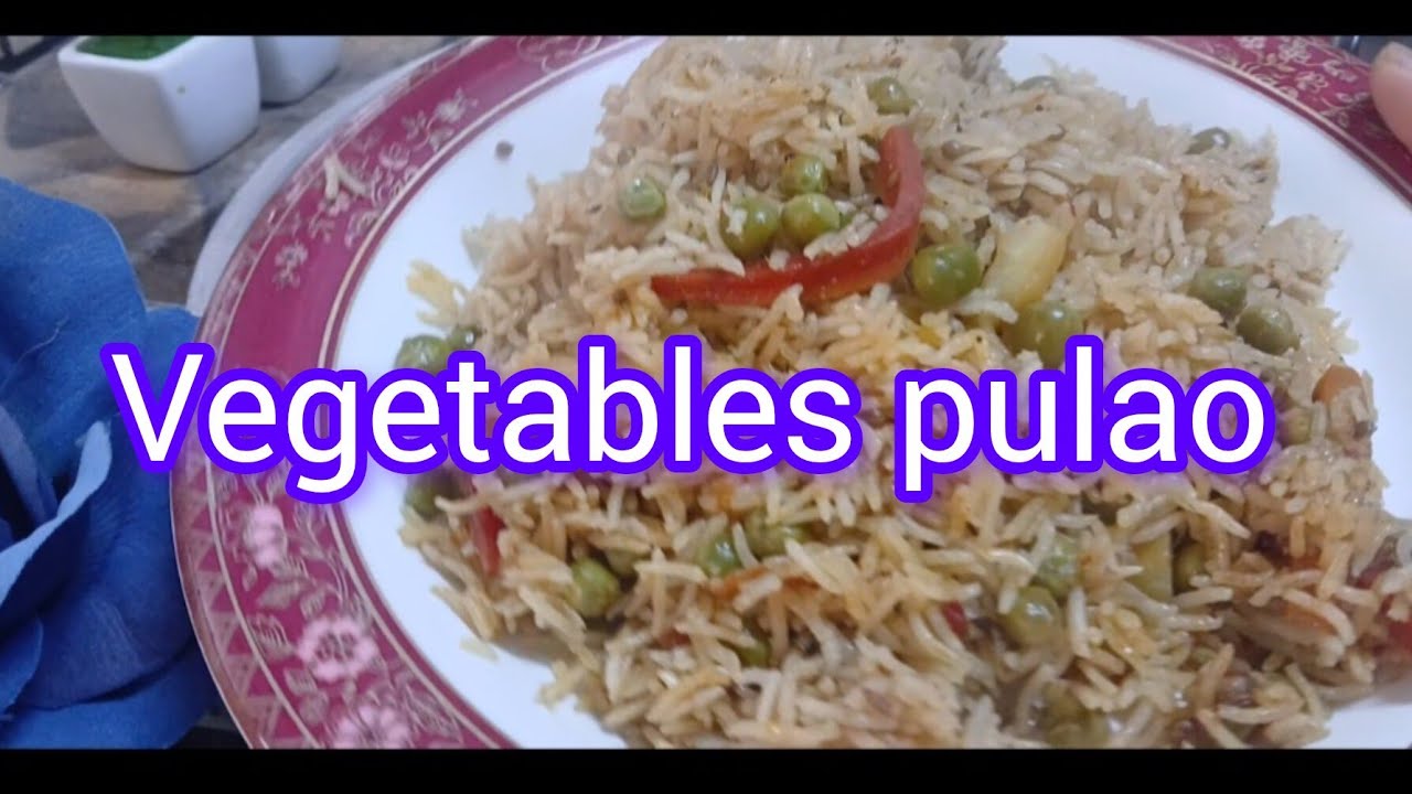 Vegetables pulao#pakistani recipe #easy and quick recipe #lunchcontainer #food 