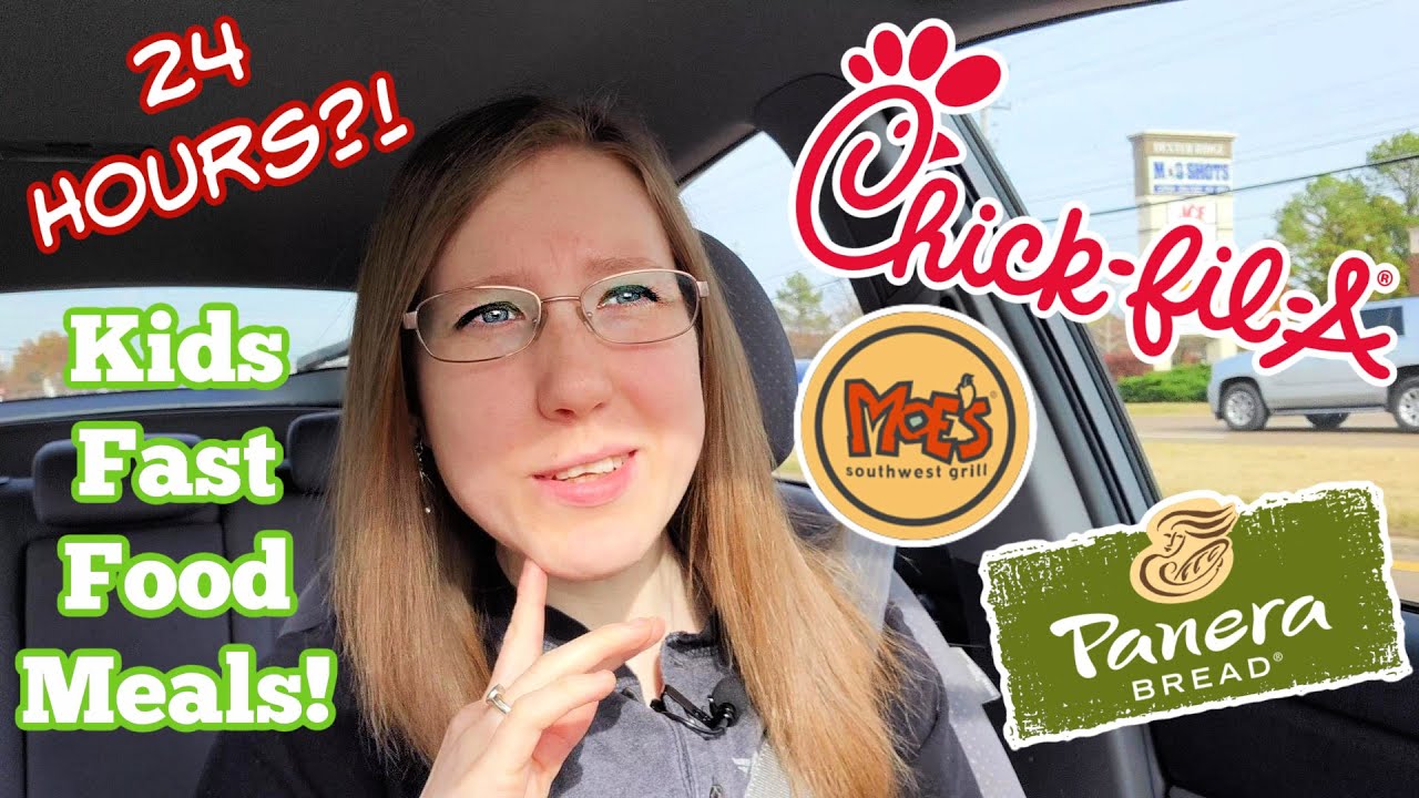 I Only Ate KIDS FAST FOOD Meals for 24 Hours!