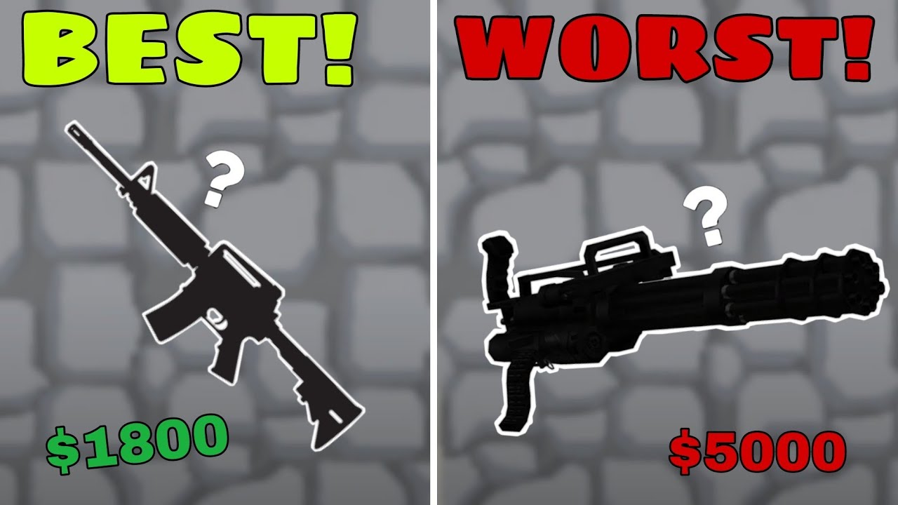 Ranking All Weapons in Jailbreak  (Worst to Best) - BlockmanGo