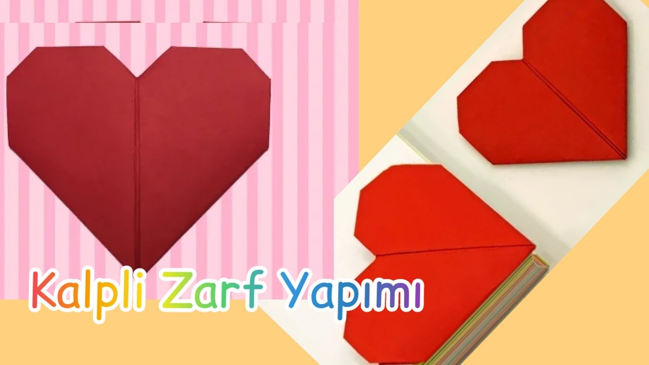 Kalpli Zarf Yapımı/Kağıttan Neler Yapılır/ORİGAMİ