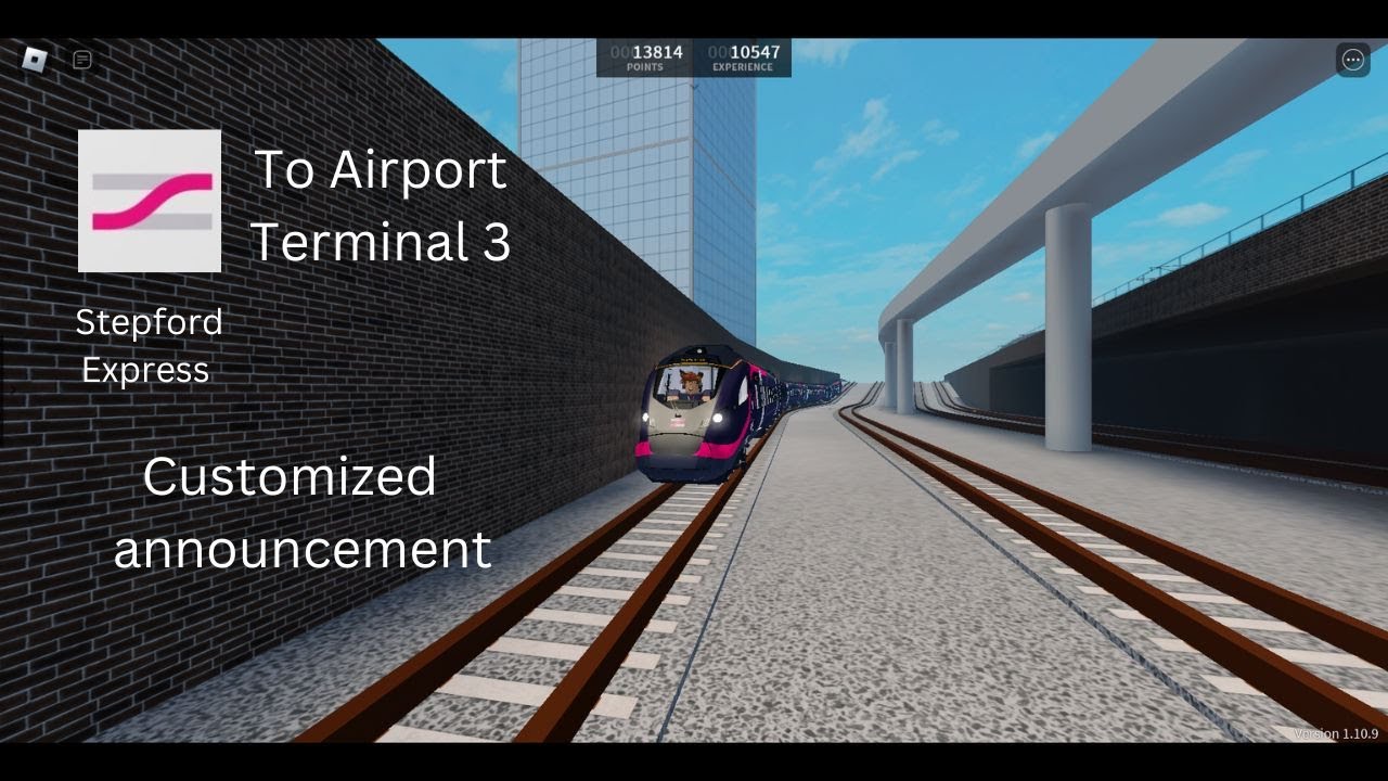 [Stepford County Railways] - Stepford Express - to Airport Terminal 3 -  Customized Announcements