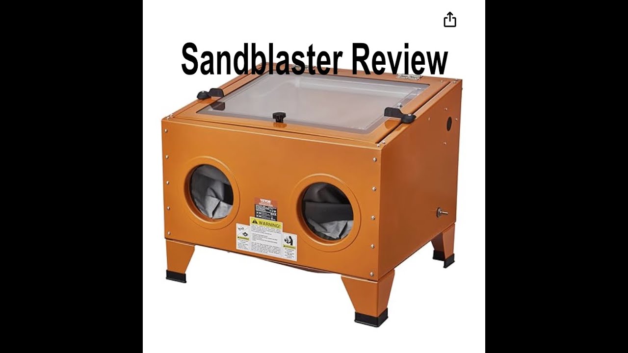 VEVOR sandblaster bench top cabinet , reviewed Coffee and tools Ep 434