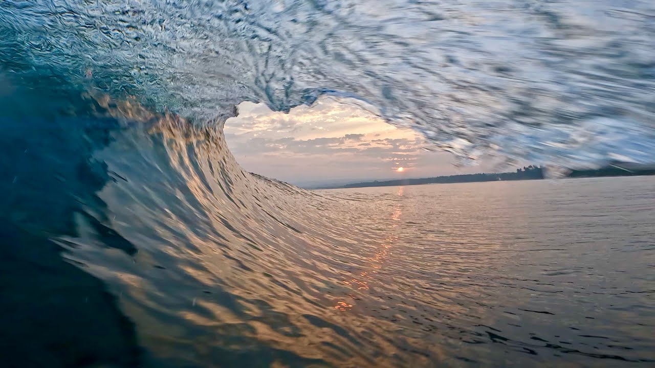POV BODYBOARD - EPIC PERFECTION DURING THE SUNRISE ~ INDONESIA #1
