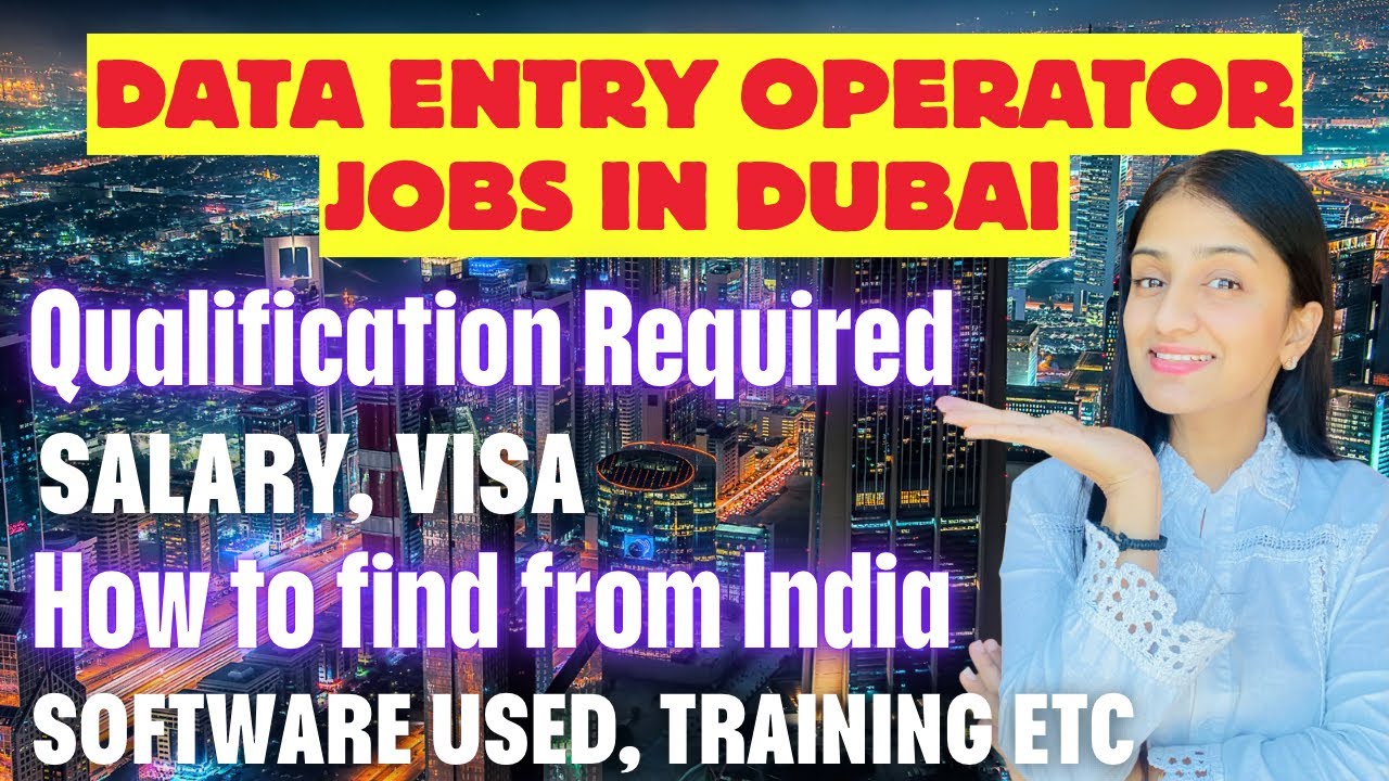 How To Find Data Entry Operator Jobs In Dubai | Data Entry Jobs For Freshers, Graduates in Dubai