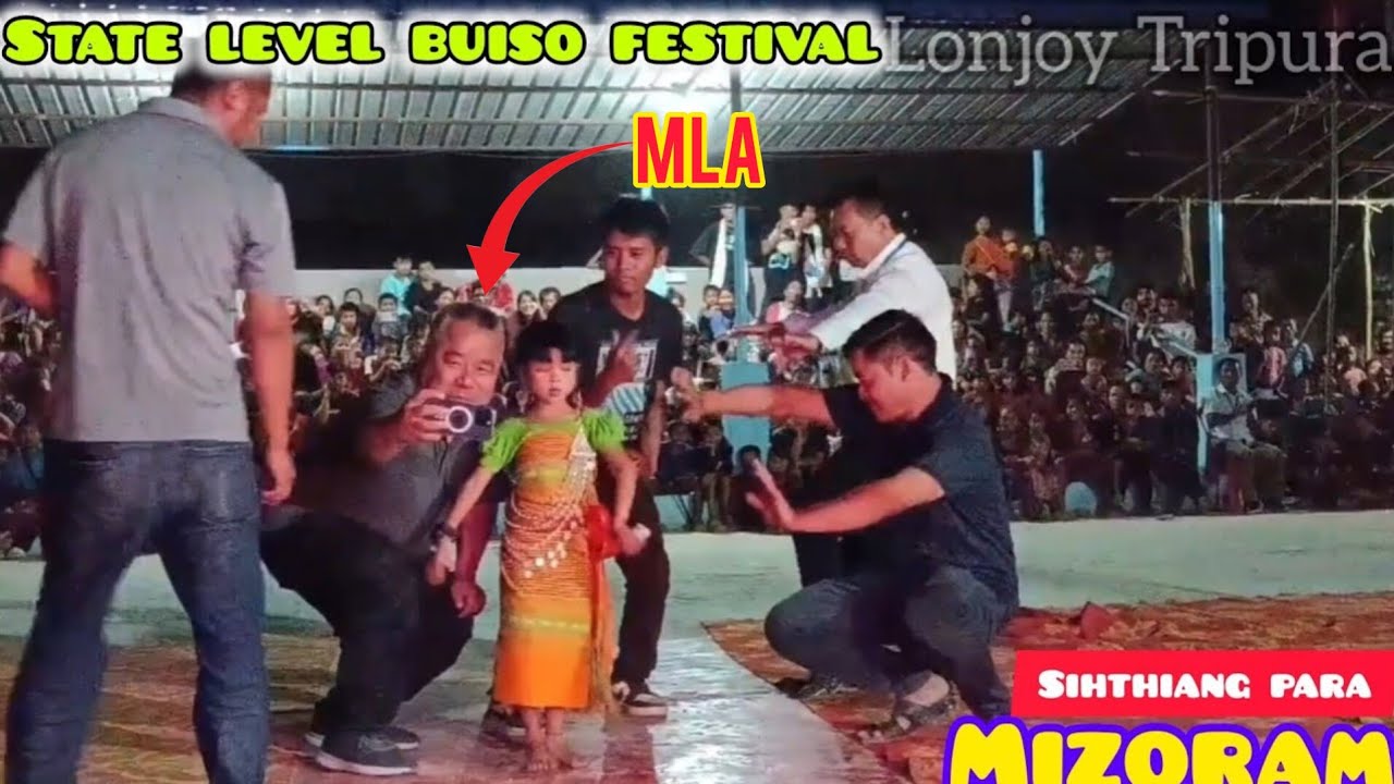 Sogorai noh tabataidi lKaubru dance byMLA sihthiang state level buisofestival mizoram#LonjoyTripura