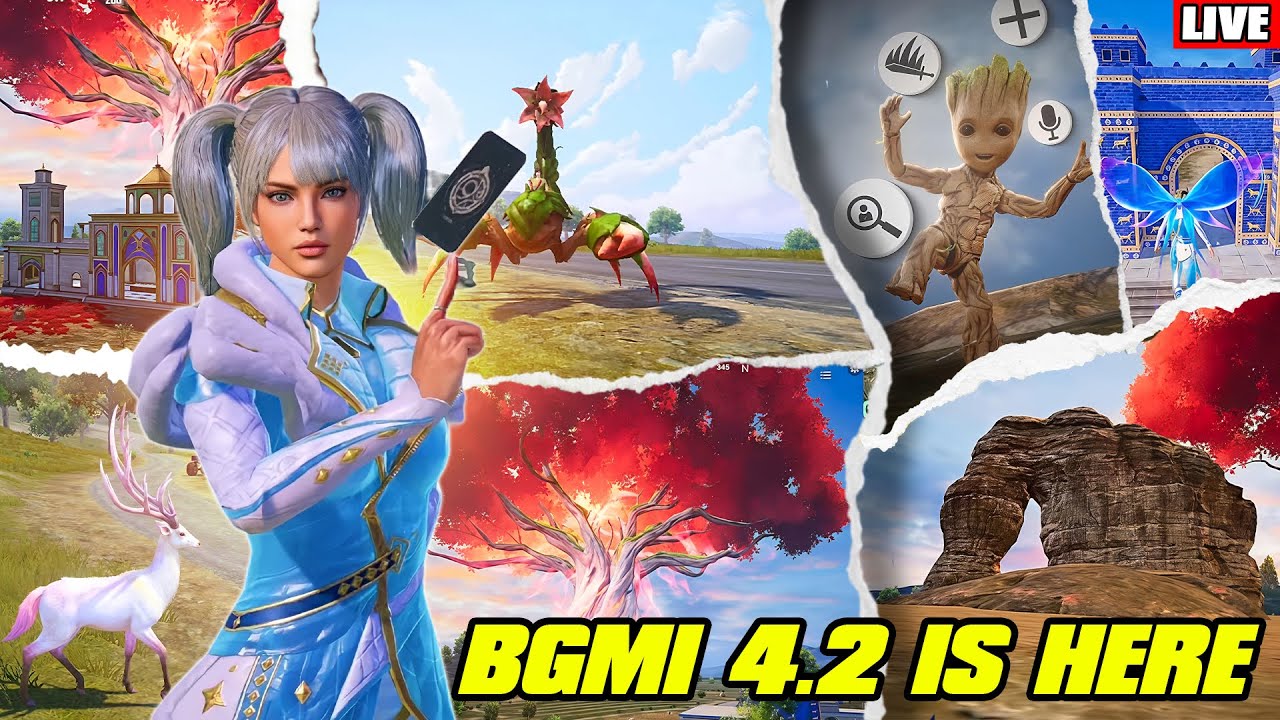 10xRp Giveaway ❤️| 4.2 Update Is Here 🔴BGMI | MALAYALAM BGMI LIVE | #bgmi  #chikkuislive #chikkulive