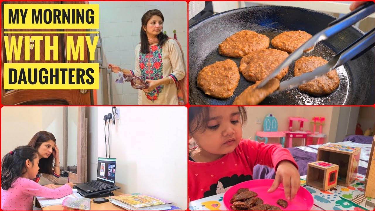 My Morning Routine With My Daughters | Healthy Breakfast For Kids | @homemakeramina