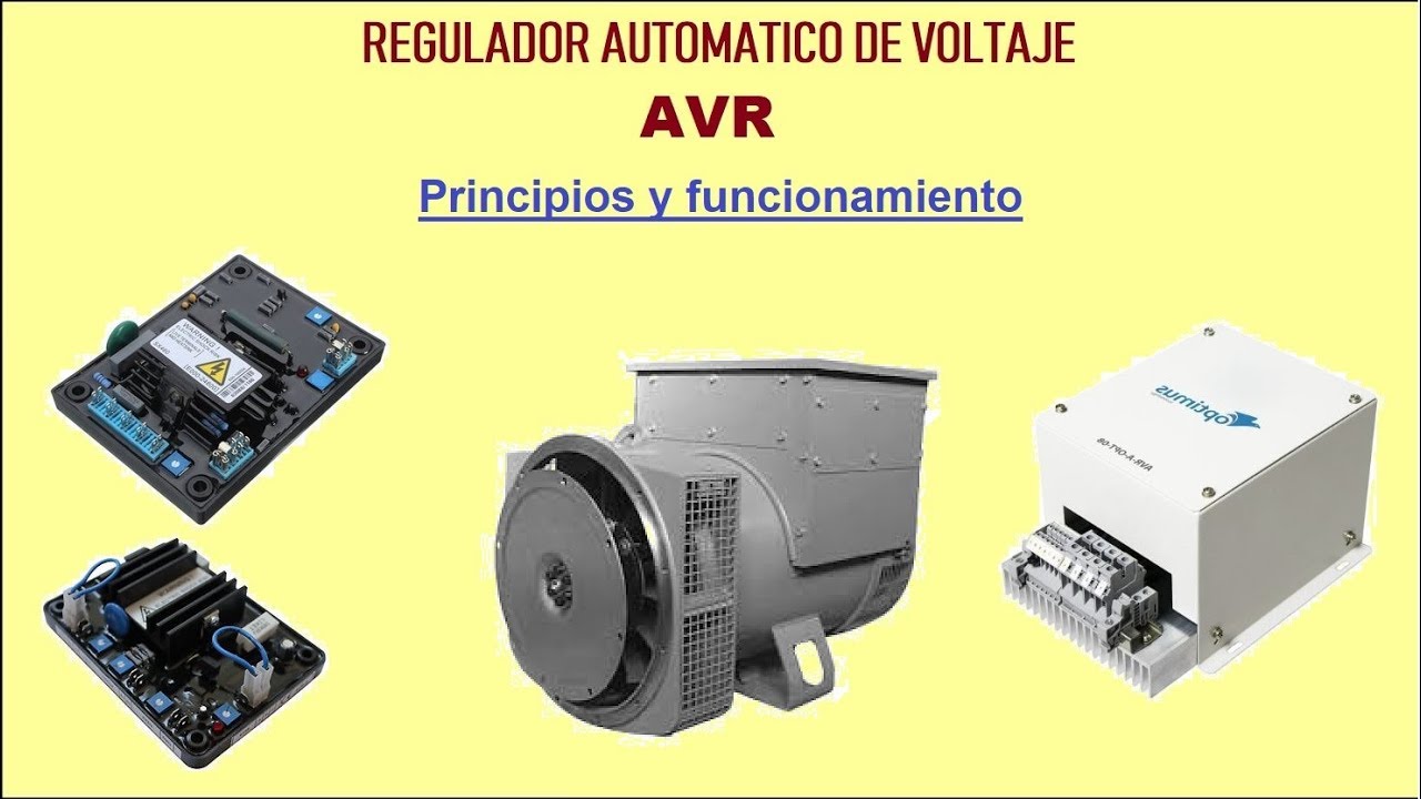 AVR  Regulador Automatico de Voltaje - Como Funcionan P3