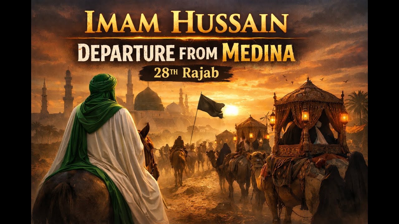 The Departure of Imam Hussain (AS) from Medina | 28th Rajab