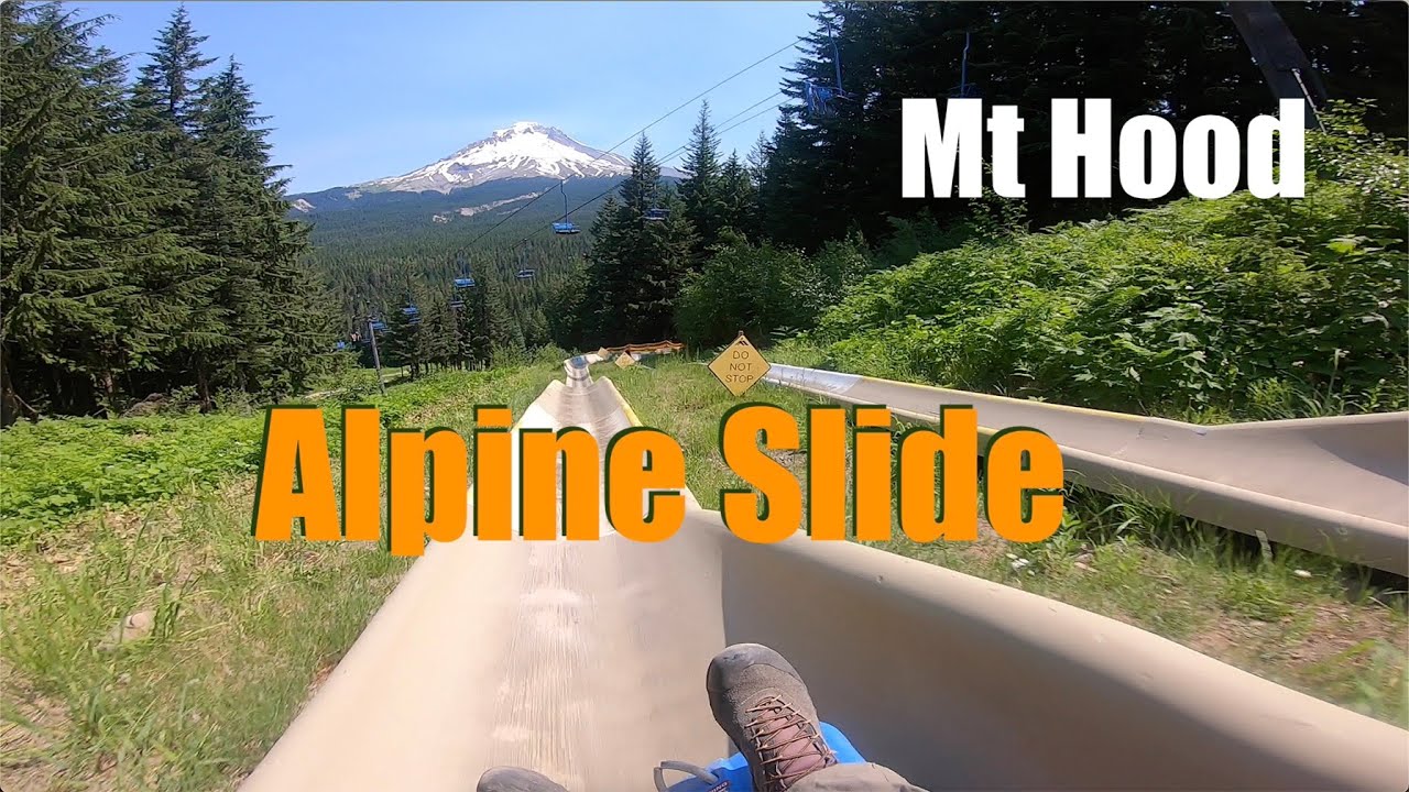 Flying Down the Alpine Slide at Mt Hood Adventure Park  ⛰️🎢