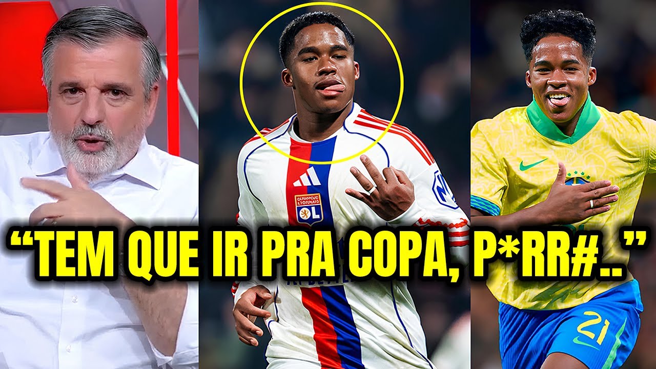 🚨 ENDRICK NA COPA DE 2026? MÍDIA ENLOUQUECE COM HAT-TRICK NO LYON