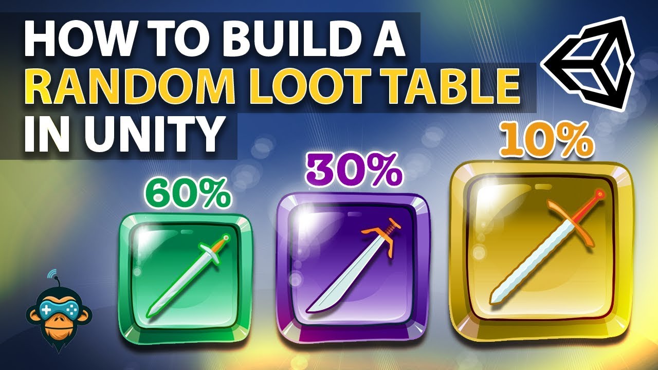 How to Create a RANDOM LOOT TABLE in Unity C#