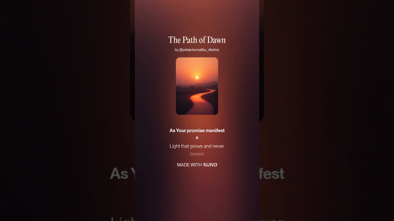 The Path of Dawn   DLWLMS Pop Soul v1