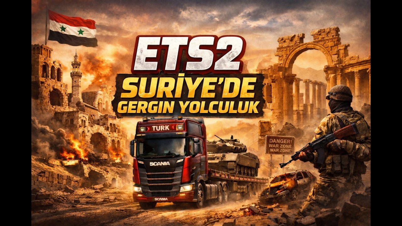 SURİYEDE GERGİN YOLCULUK ETS2 #ets2