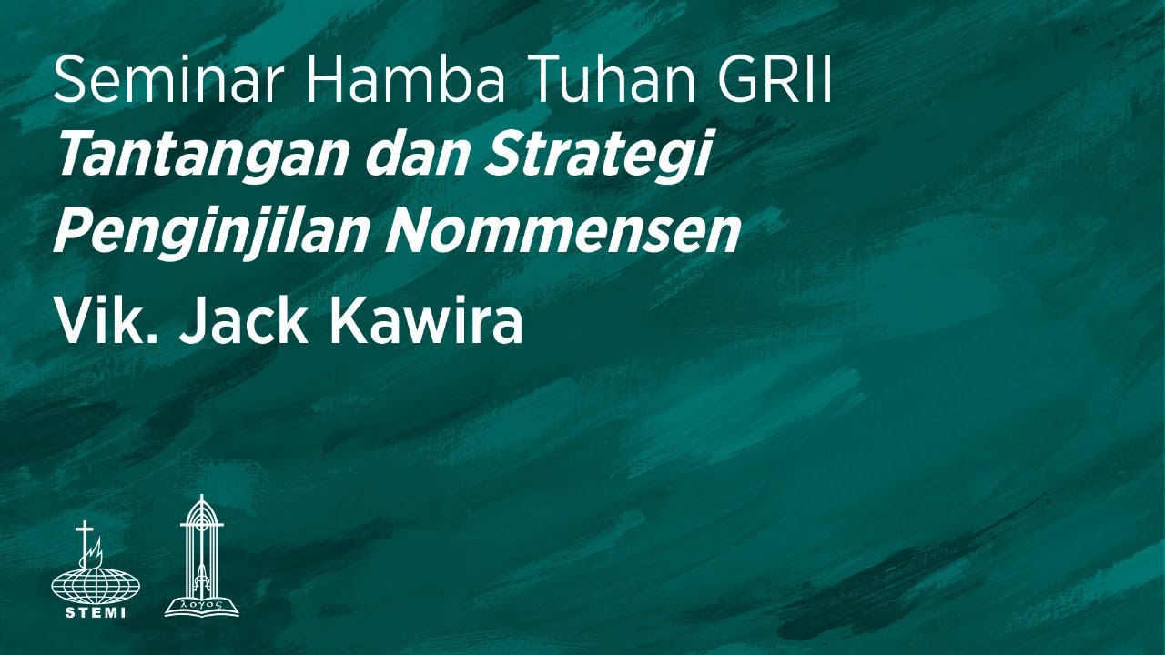 Tantangan dan Strategi Penginjilan Nommensen - Vik. Jack Kawira