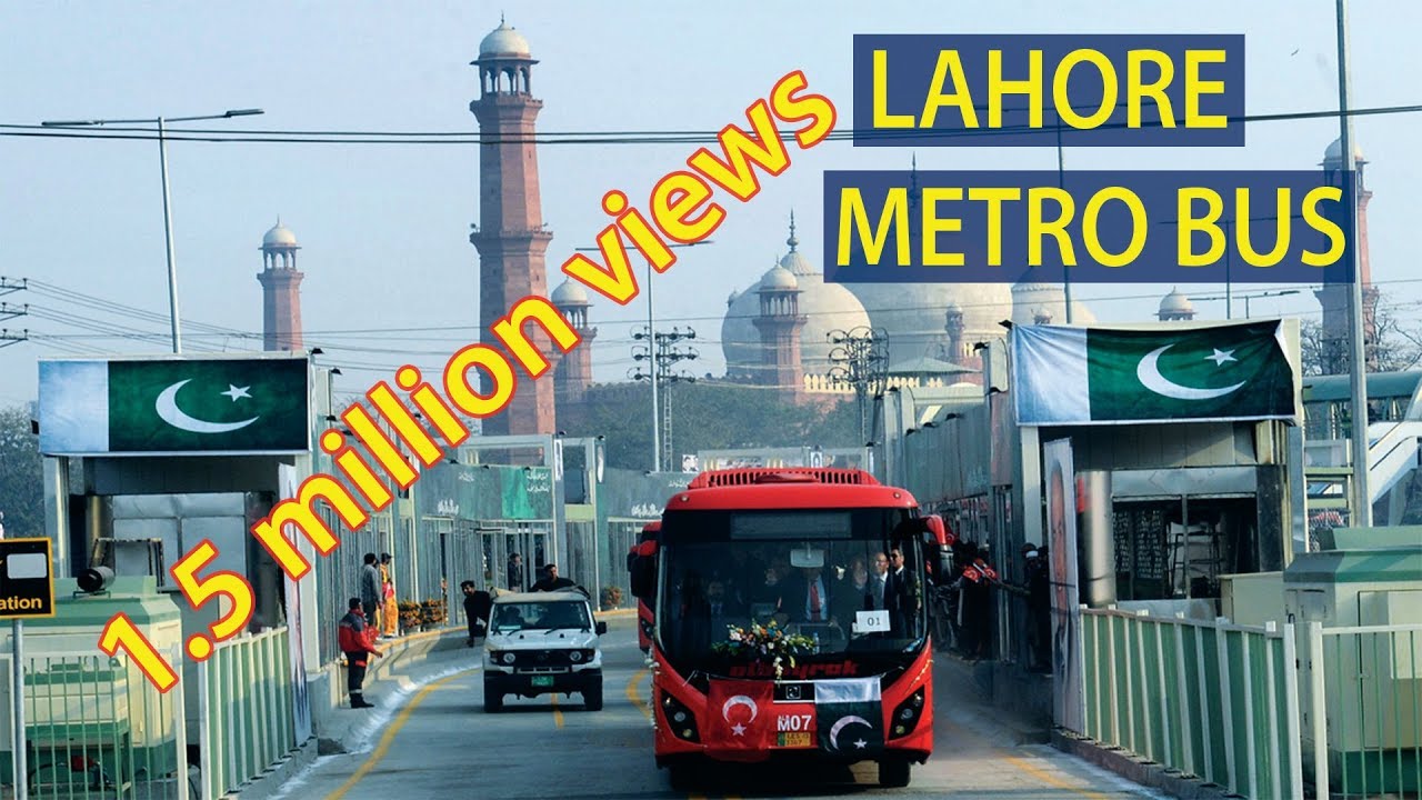Trip on Lahore Metro Bus - Lahore Rapid Mass Transit System 