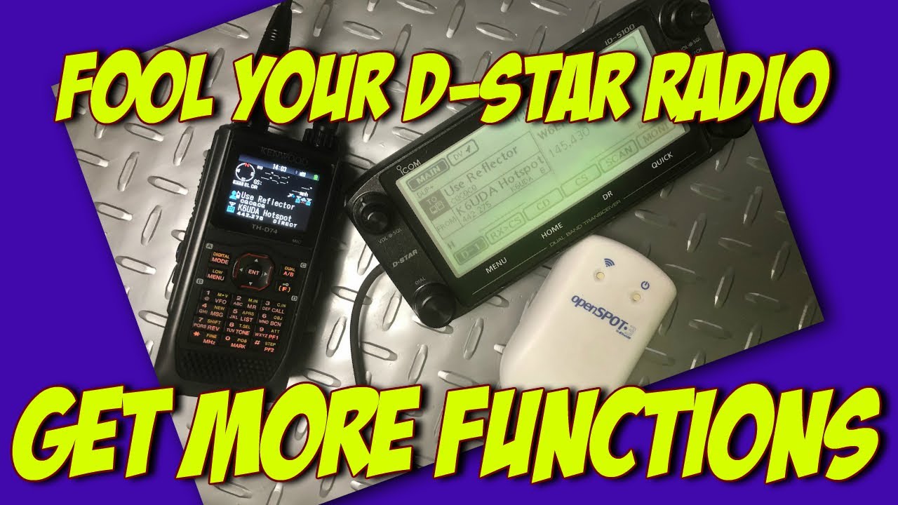 Tricking your D74 or other Dstar Ham Radio for more features