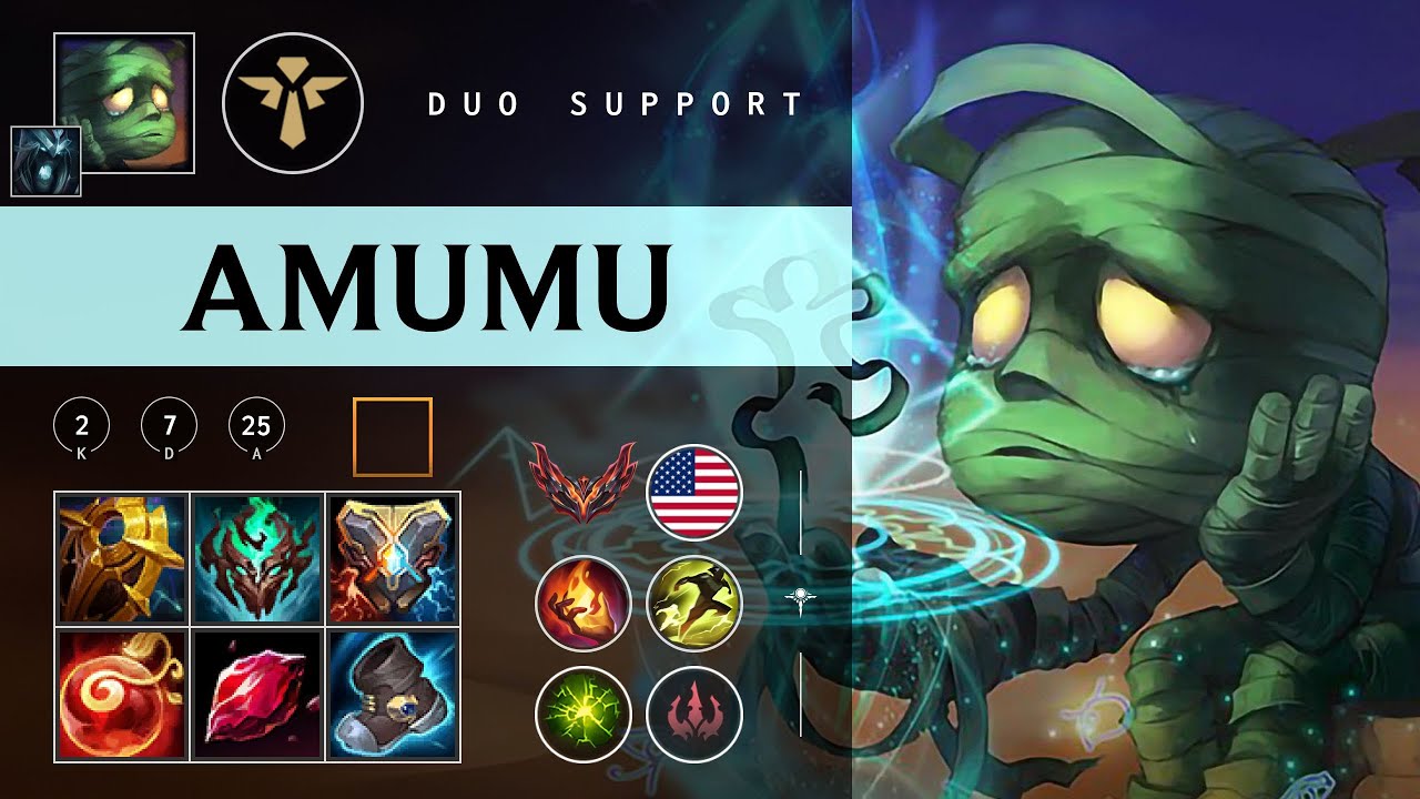 Amumu Support vs Zoe - NA Grandmaster Patch 26.02