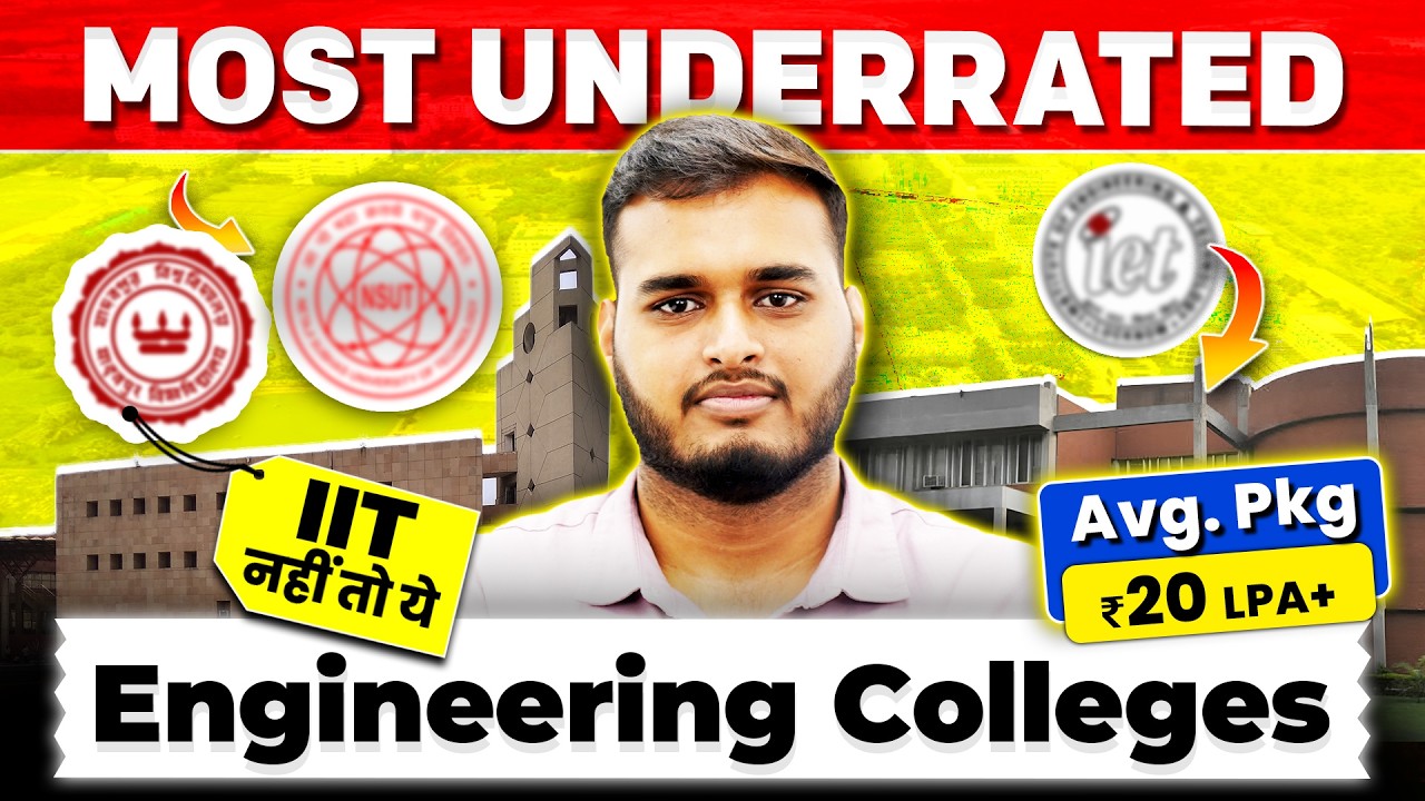 No one will tell you ! 😱Most Underrated Engineering Colleges in India 🔥#jeemains