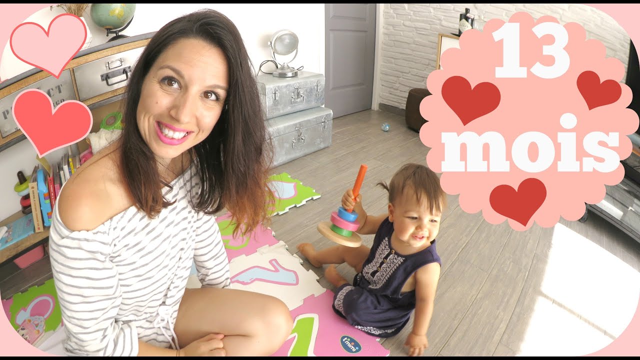 Bébé marche ! Le 12 ème et 13 ème mois d'Ella