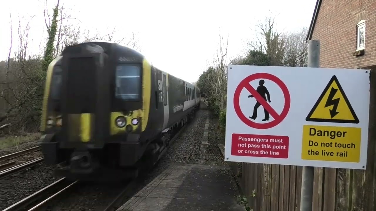 Class 444 passes moreton station with a tone