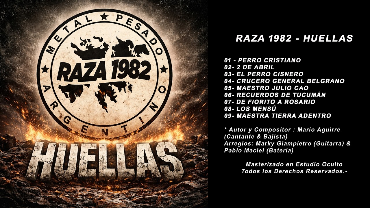 RAZA 1982 - HUELLAS (Full Álbum 2024)