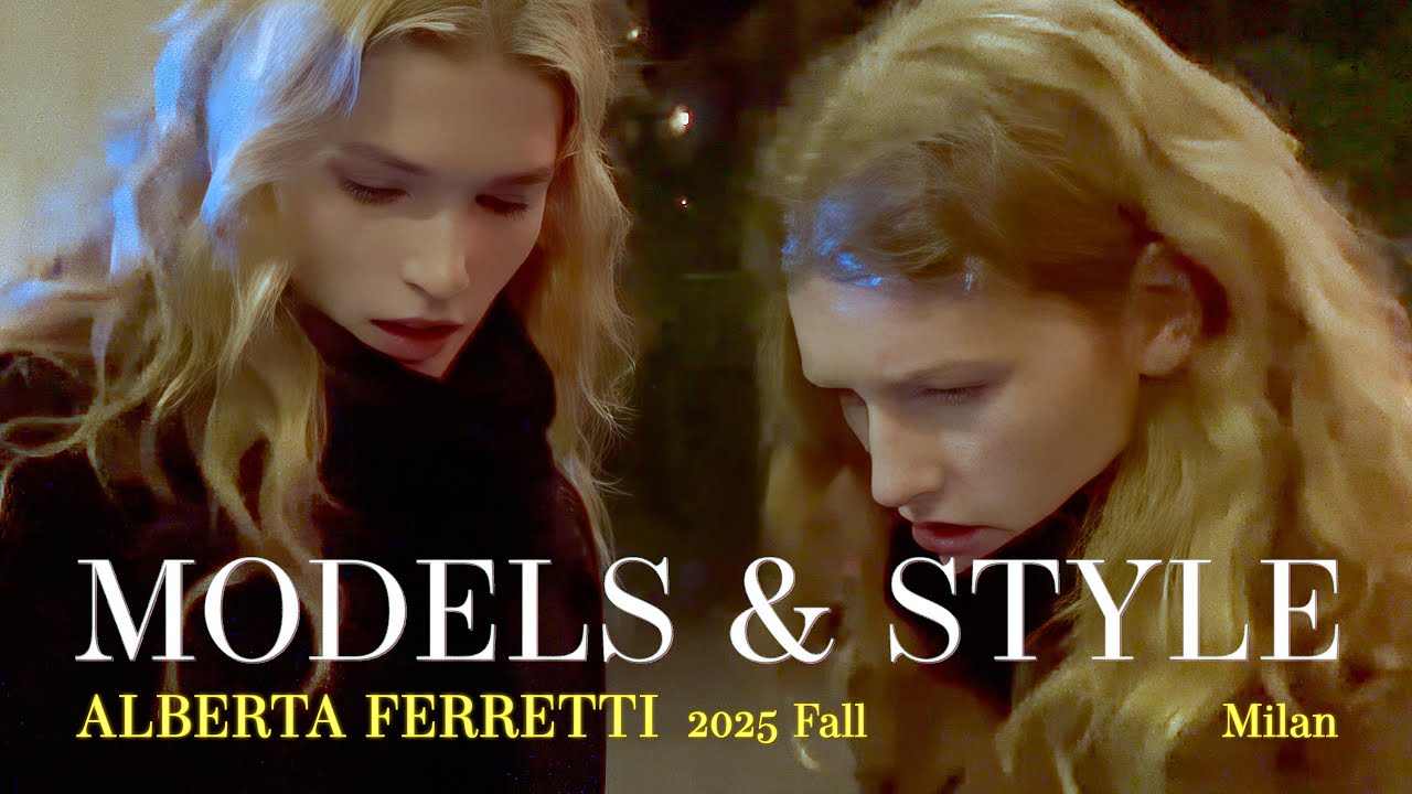 Watch Fantastic Models - New Amazing Style - Alberta Ferretti 2025 Fall