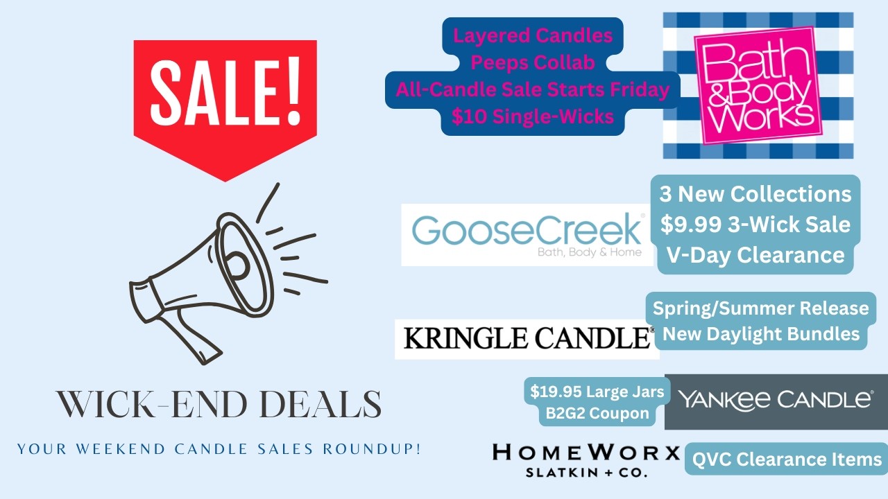 🏷️ 🛍️ Wick-end Deals 3/5/26 | Candle Sales & New Releases | BBW, Goose Creek, Kringle, & More!