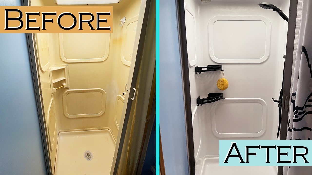 RV Shower Renovation On A Budget