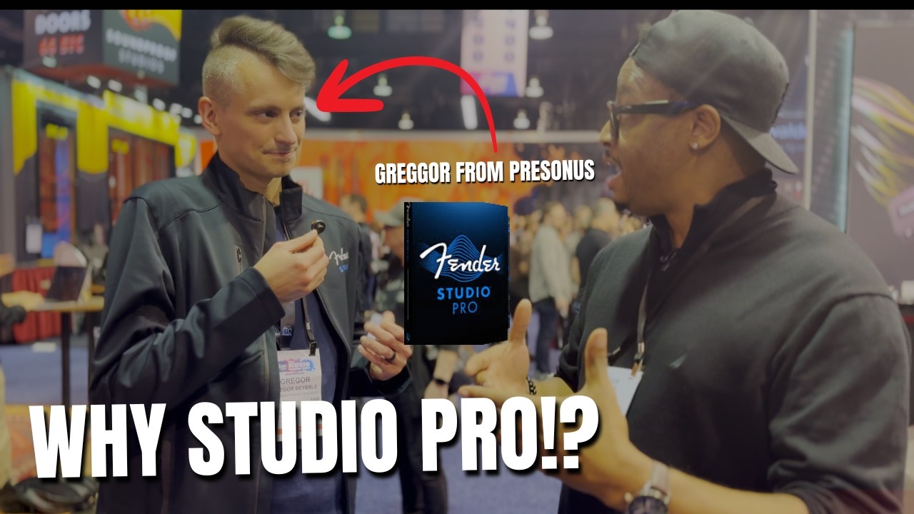 PRESSING A Fender Employee On The Studio One Name Change! #namm2026