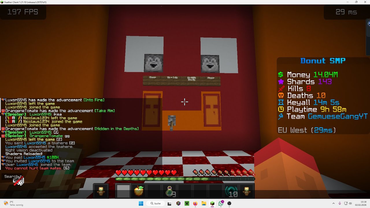 🟥Gambling and rating bases Live on DonutSMP🟥