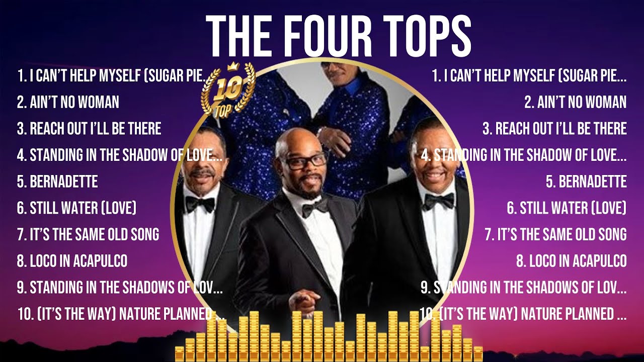The Four Tops Greatest Hits 2024Collection - Top 10 Hits Playlist Of All Time
