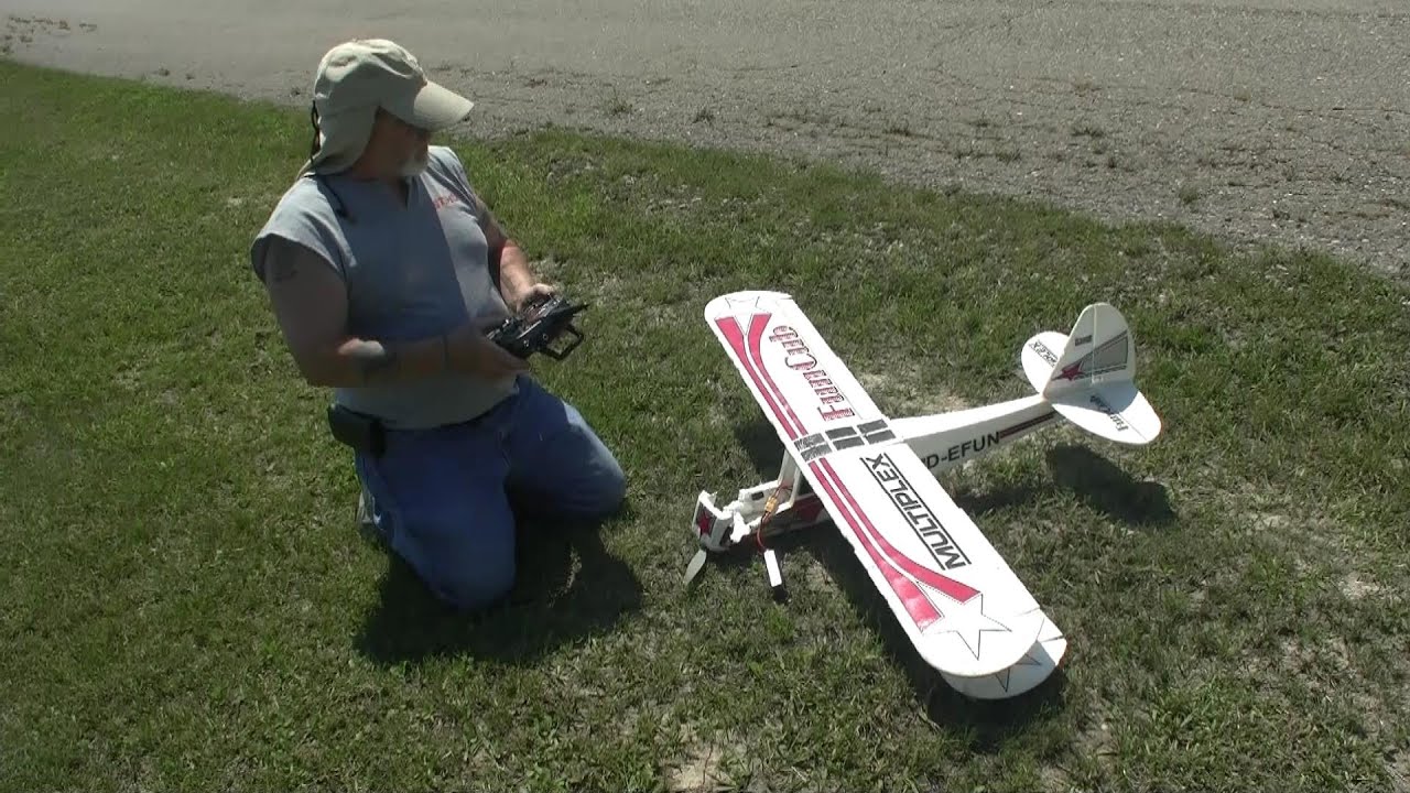 Another Day of RC Fun with the Fun Cub dropping Balsa Planes 3D Chopper Part 2 of 2