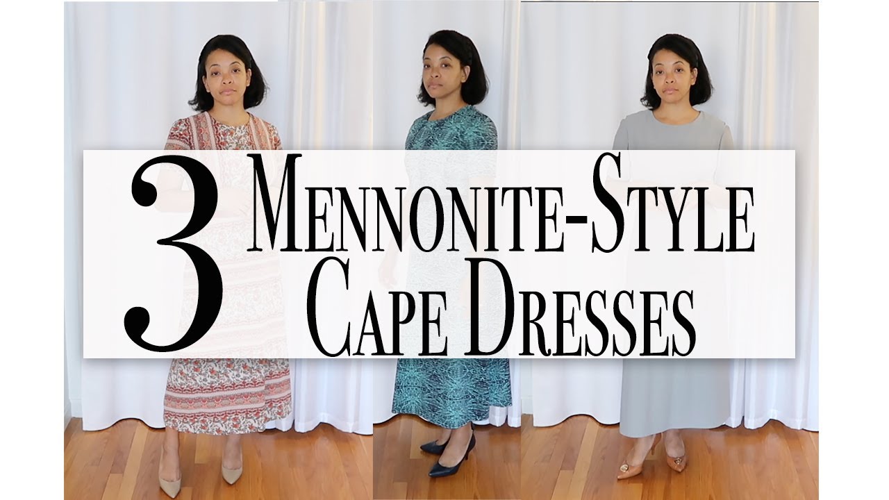 3 Cape Dresses | What Mennonite Women Wear