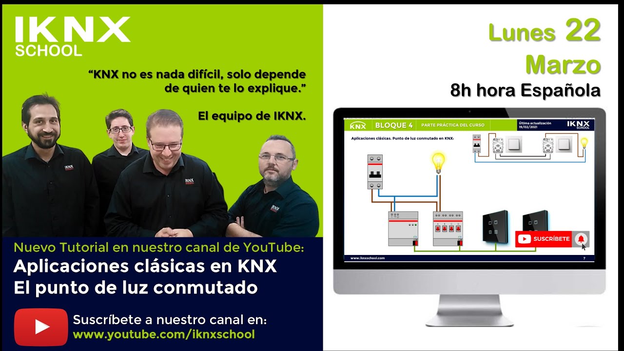 TIPS KNX Nº157. Aplicaciones clásicas en instalaciones. El punto de luz conmutado.