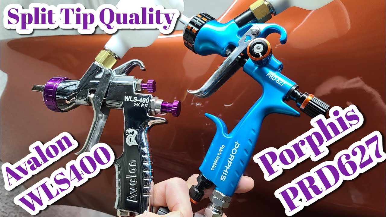 Porphis PRD627 1.3 v Avalon WLS400 1.4 Quality Value Spray Guns