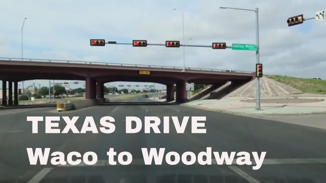 TEXAS DRIVE: Downtown #Waco to Woodway on #Texas 84 West