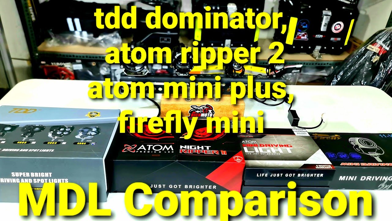 TDD Dominator vs Atom Night Ripper 2. ( mdl comparison )