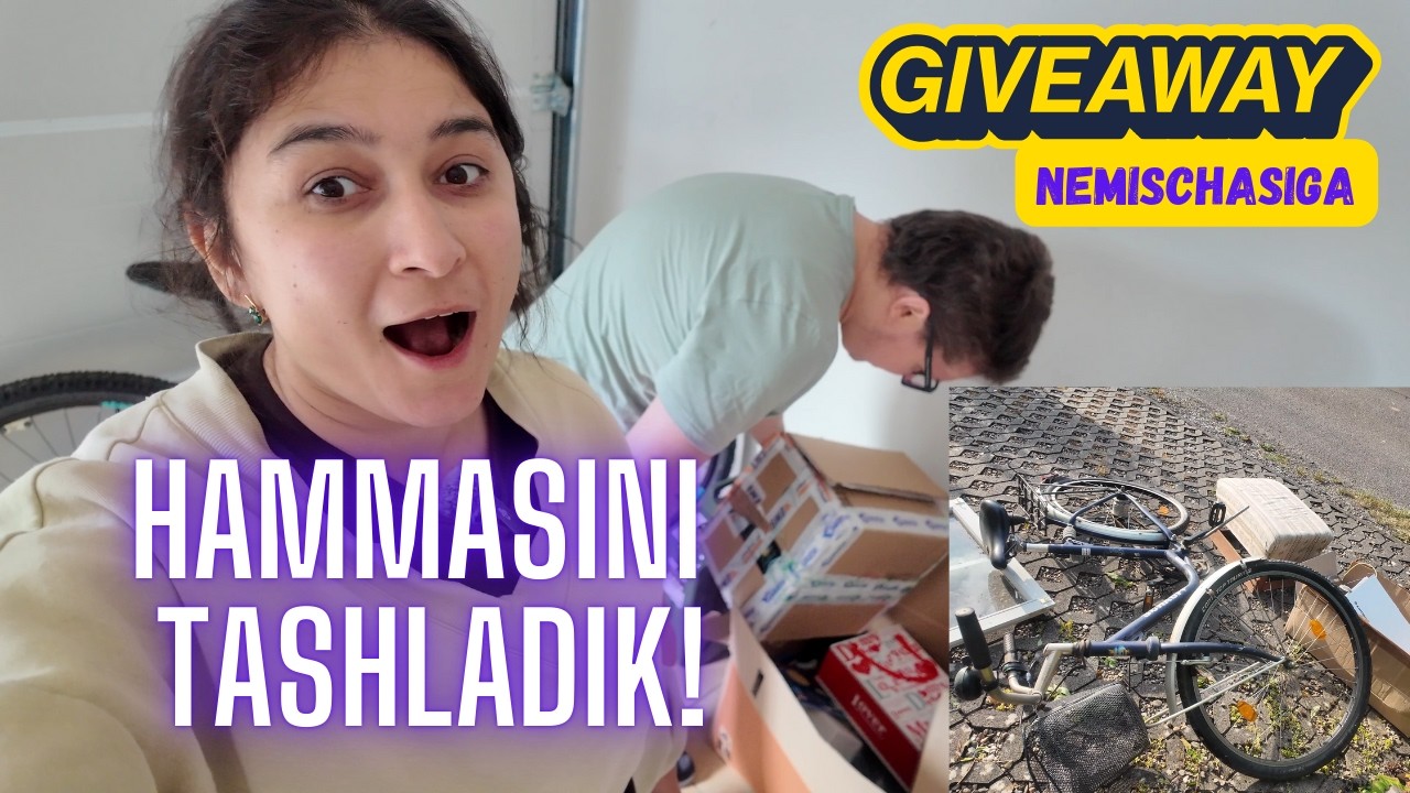 Garajni tozalaymiz- nemischasiga GIVEAWAY