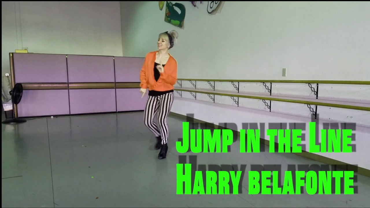 Jump in the Line - Harry Belafonte Tutorial Dance by Pi DuVal Beetlejuice