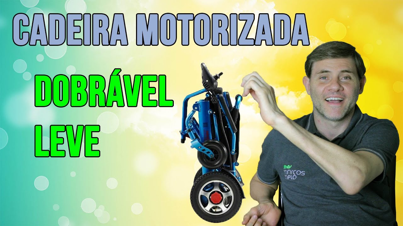 Cadeira Motorizada dobrável, leve e acessível! TOP! - T2 #004
