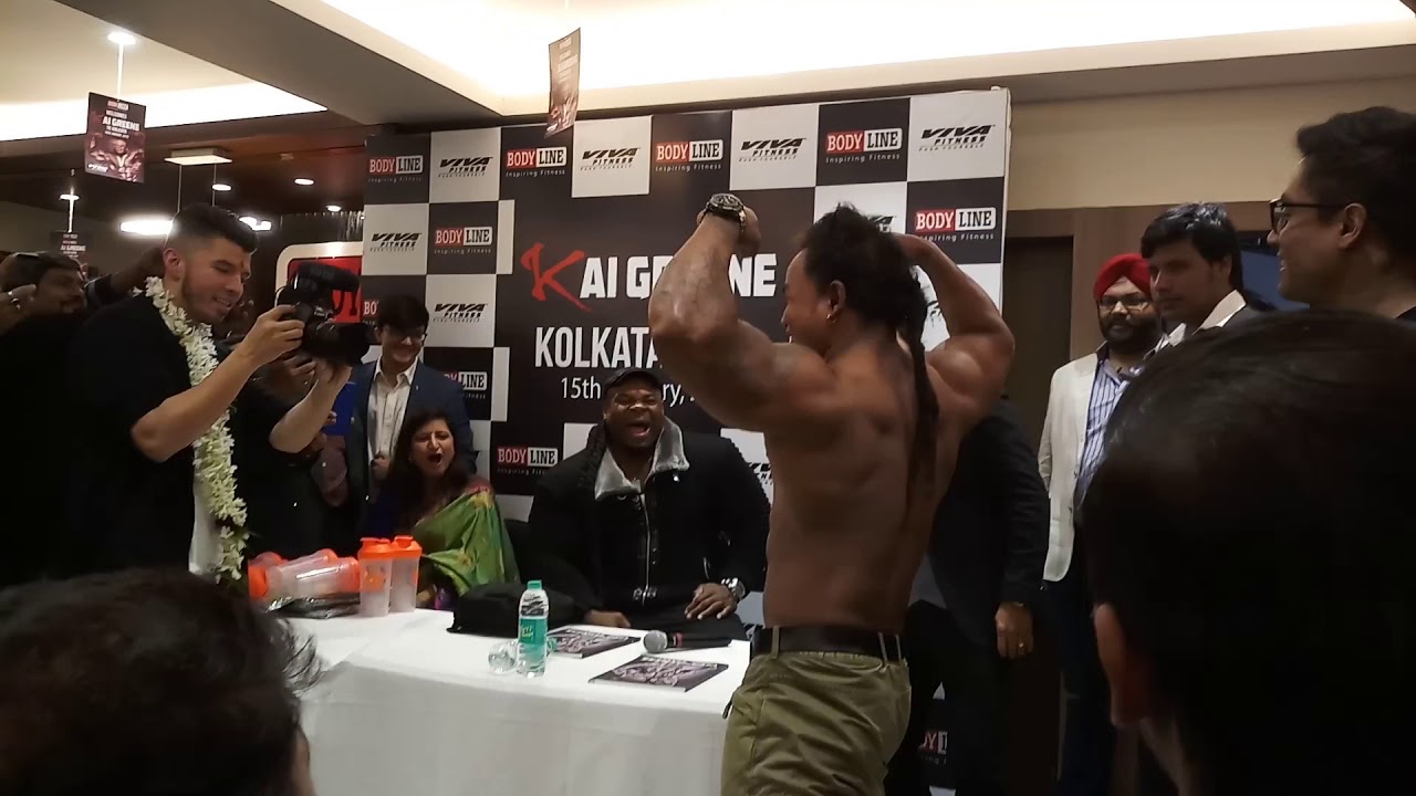 Kai greene with Bharat shrestha