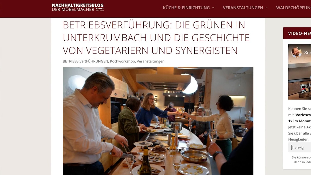 Newsletter 228 Snippet 2: Grüne Politiker Betriebsverführung