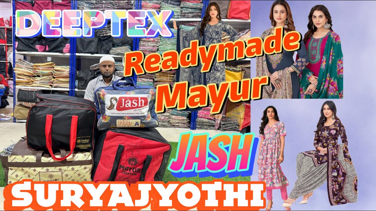 Deeptex SuryaJyothi Mayur Jash Babydoll Readymades Wholesale in Hyderabad | Pure Cotton Readymades