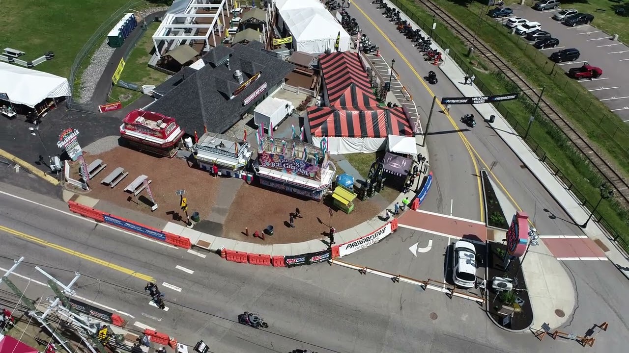 Drone over bike week 2022 laconia nh